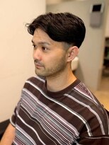 エムエイチザバーバー 本町(MH THE BARBER) 大人のフェードセンターパート【北浜・淀屋橋】