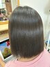 【大人女性の定番】カット+美髪縮毛矯正ストレート(全体)