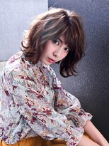 アイナミ ウィズ テトテ(AINM with tetote)&nbsp;#ふわミディ #斜めバング #カール