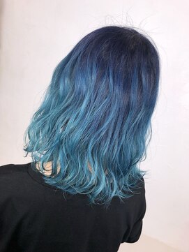 アンク クロス 池袋北口店(ANKHCROSS) 《アンククロス 柴田》ブルーグラデーション