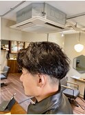 メンズゆるっとパーマ