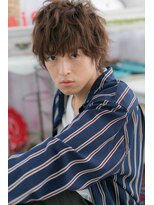 ミック ヘアアンドメイク アップ 駒込店(miq Hair&Make up) ふわくしゃ★暖色系カラーモテ髪マッシュウルフ