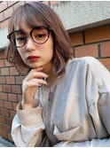 大人かわいいブランジュ+ヴェールインナーカラー