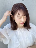 ヘアーサロンウル(hair salon ulu)&nbsp;ulu/ぱつっとミディ