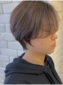 前髪長めのショート