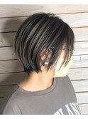 バレイヤージュショート