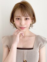 トゥーナ 表参道(tona) ハンサムショート・小顔カット・ペールベージュ・大人かわいい