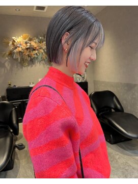 ロンド レア 天神大名店(Lond Le’a) ダブルカラー/インナーカラー/イヤリングカラー/ミルクティ