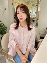 アンブルリュクス 渋谷(amble luxe) 前髪/マチルダボブ/ピンクベージュ/インナーグレージュ[渋谷駅]