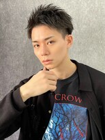 アーリー(Ali'i)&nbsp;ツーブロックアップバング刈り上げ束感ショートビジネスショート