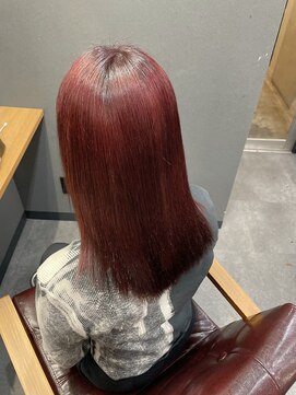ボアップ(boappu) #レッドカラー#髪質改善トリートメント#超音波アイロン