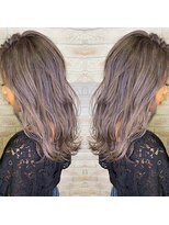 アフィナー(Afinar)&nbsp;【横浜/Afinar】ピンクパープルホワイト×バレイヤージュ