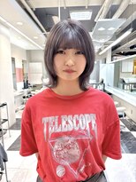 テテ(TETE)&nbsp;外ハネボブ/ロブ/外ハネロブ/グレーカラー