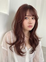 暖色カラー/透明感カラー/艶カラー/レッドカラー/レイヤーカット