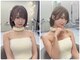 リノ 金山(Rino)の写真/小顔ショート/ショートボブで大人可愛いを演出☆顔周りを華やかにする韓国風くびれヘアも*[金山/学割U24]