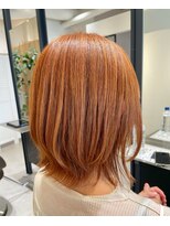 クラップス 弘明寺店(CLAPS)&nbsp;ハイライト×ハイトーンオレンジベージュ