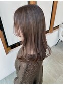 【志免】くすみグレージュ/レイヤーミディアム☆山之内