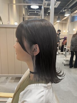 シダ(sida) [sida 鹿毛] オリーブベージュ20代30代前髪ボブルフ小顔インナー