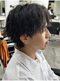 センターパートウルフパーマツイストパーマスパイラルパーマ