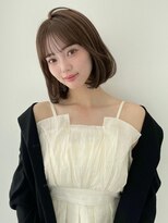 華やかタンバルモリベージュ艶カラー