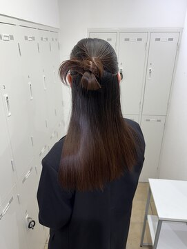 アッシュ 下北沢店(Ash) カチモリストレートヘアアレンジ