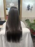 不自然さゼロの極上ストレート【カット＋酸性ストレート＋髪質改善トリート】