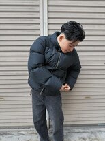 ハイセンス(HISENSE)&nbsp;メンズカットラルフカールフェザーパーマセンターパート【GIA】