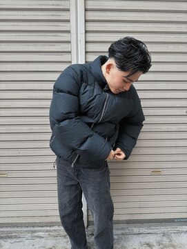 ハイセンス(HISENSE) メンズカットラルフカールフェザーパーマセンターパート【GIA】