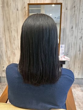 エヌアンドエー 杉戸高野台店(N&A) 清潔感あふれる◎品のある黒髪ストレート/髪質改善/黒髪