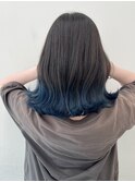 【ALIVE吉祥寺】ブルーブラックグラデーションカラー