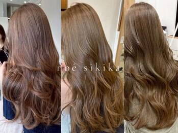 ノエシキカ(noe sikika)の写真/韓国風レイヤーで創る“くびれヘア”で脱マンネリヘア!伸びても扱いやすい◎[名古屋/栄/髪質改善/学割U24]