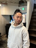 ビーバイエイトジェンツ(Bee by EIGHT GENTS)&nbsp;MEN’S HAIR/波巻ツイストスパイラル/フェザーパーマ/心斎橋