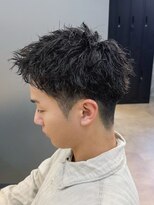 トゥイン 八王子(TWIN)&nbsp;スパイキーショートメンズ短髪ヘア短髪パーマツイストスパイラル