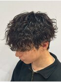 シャドウパーマ×ダウンパーマ　シルエットが決めるWパーマ
