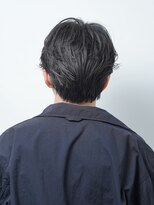 アルファ 新宿(alpha)&nbsp;フェザーパーマ/ブルーブラック/刈り上げセンターパート[新宿]