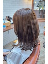 ヘアーサロン カヴィエ(hair salon covie)&nbsp;レイヤーボブ　ボブレイヤー　ブラウンカラー
