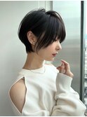 30代/40代/50代◎絶壁解消/白髪ぼかし/大人小顔ショート[荒砂]