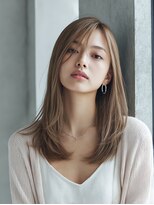 ロッソ 大橋店(Rosso) 柔らかブラウンの内巻きセミロング【大橋】