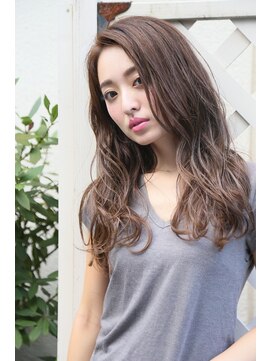 ロエナ(ROENA) 20代30代40代50代斜めバングシルキーベージュグレージュカラー