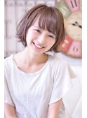 元気可愛い外ハネショートボブ【メイズ東中野・鍛原志行】