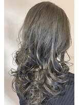 レセ 新松戸deux店(Laissez)&nbsp;ダークブルーシルバー×アッシュ＝大人女子【レセ新松戸ドゥー】