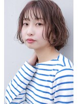 ゼンコー キチジョウジ シェール(ZENKO KICHIJOJI chere)&nbsp;【ZENKO吉祥寺Chere】シースルーバングが可愛いミニボブ