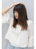 カット艶髪ストレート