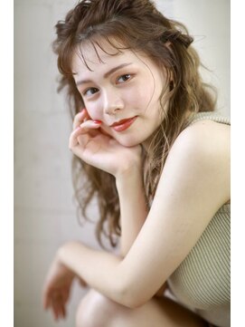 ルタ(LuTa by siesta&LiCO) LuTa吉祥寺☆オリーブベージュ×シースルー前髪