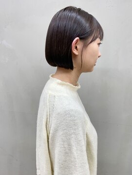 アンジェリカラボ 梅田店(ANGELICA LABO) 【ANGELICA後藤】大人可愛い耳かけミニボブ20代30代40代小顔