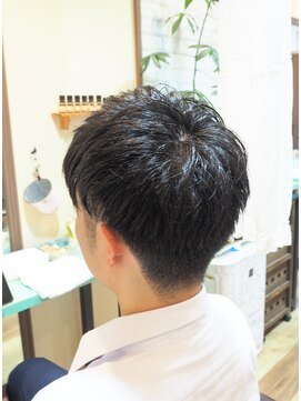 アナザードア(another door) 刈り上げツーブロックでクールに　ソフトマッシュ