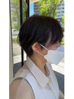 ジップ 浜田店(zip)&nbsp;艶髪ショートボブ×３０代ナチュラル可愛い