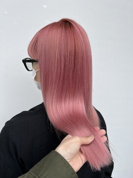 アッシュ 豊田店(Ash) 【髪質改善カラー】ベリーピンク