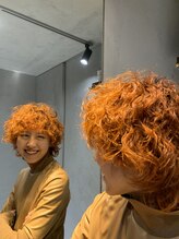 オンカラーでジューシーなオレンジに♪