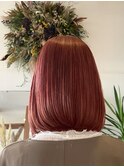 ピンクカラー【濃いめ】　ブリーチ必須　
